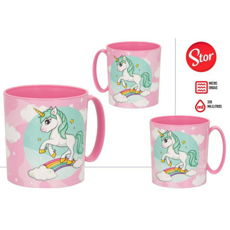 TAZA UNICORNIO APTA MICROONDAS 350ML