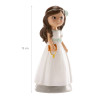 FIGURA TARTA COMUNIoN NINA ACCESORIOS 13 CM