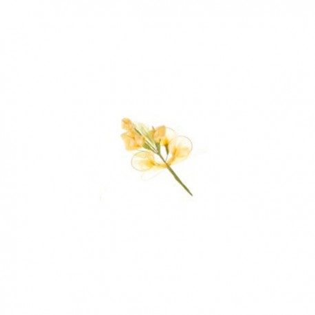 FLOR PIC RAMILLETE 14 CM AMARILLO