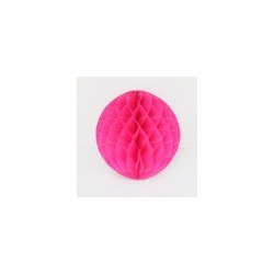 POMPONES NIDO 20CM FUCSIA