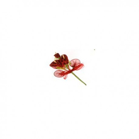 FLOR PIC RAMILLETE 14 CM GRANATE