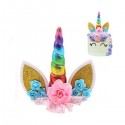 CAKE TOPPER UNICORNIO ARCOIRIS DECORACIÓN TARTAS