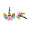 CAKE TOPPER UNICORNIO ARCOIRIS DECORACIoN TARTAS