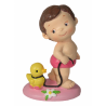 FIGURA PASTEL NINA PATITO