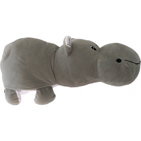 REGALO PARA BAUTIZOS - PELUCHE REVERSIBLE 2 EN 1 UNICORNIO-HIPOPOTAMO 43 CM