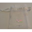 Organza bag color Cream/white