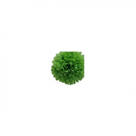 POMPON DE PAPEL DE SEDA 35 CM VERDE