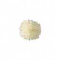 POMPON DE PAPEL DE SEDA 20 CM MARFIL