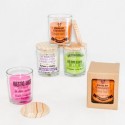 CANDLE AROMATIC WITH PHRASES FOR WEDDINGS