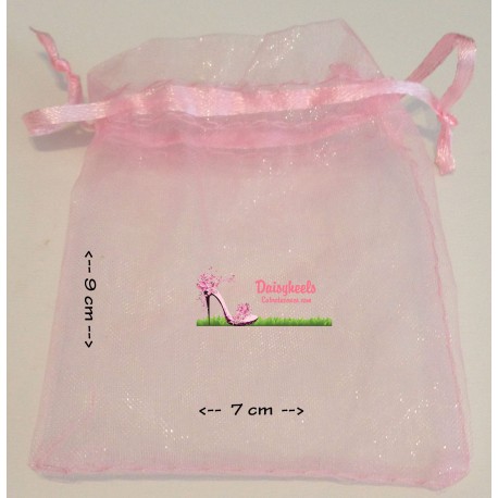 Organza bag Pink