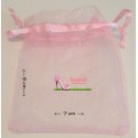 Organza bag Pink