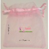 Organza bag Pink