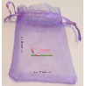 Bolsa de organza de color Violeta