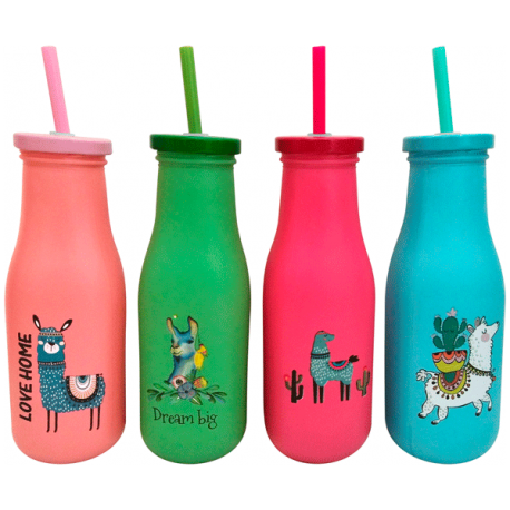 VASO TERMO CRISTAL LLAMAS