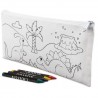 ESTUCHE CON 5 CERAS DINOS NON WOVEN