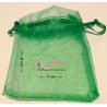 Organza sac de couleur VERTE