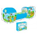 TUNEL ZOO ANIMALES PLEGABLE 3 EN 1 BEBÉ INFANTIL