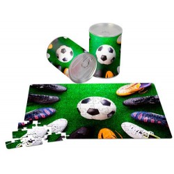 PUZZLE EN LATA REGALO FÚTBOL