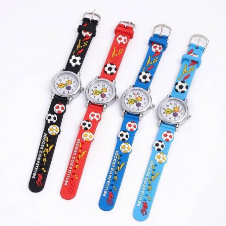 RELOJ FuTBOL SILICONA RELOJES INFANTILES NINOS