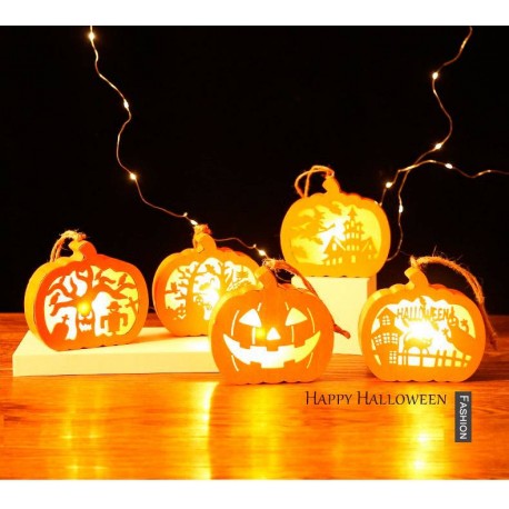 LUCES LED CALABAZAS DECORACIoN HALLOWEEN