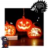 LUCES LED CALABAZAS DECORACIoN HALLOWEEN