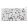 ESTUCHE NON WOVEN COLOREAR NAVIDAD