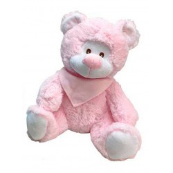 OSO PELUCHE PAÑUELO ROSA