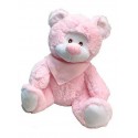 OSO PELUCHE PAÑUELO ROSA