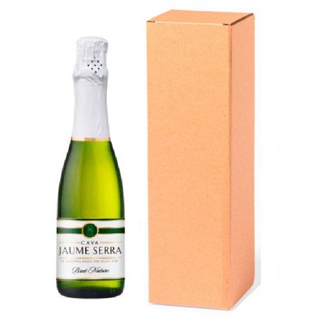 CAJA DE 14 BOTELLAS DE CAVA JAUME SERRA 37 CL CAJA KRAFT