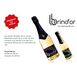 Brind'or con láminas de oro