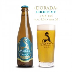 Cerveza artesanal Postiguet Dorada