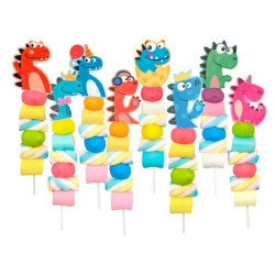 PINCHO DINO ESPONJAS COLORINES 40 GR.